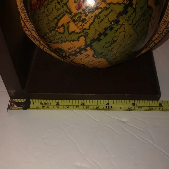 Vintage MCM Rotating Globe Bookends made in Italy - Picture 8 of 10
